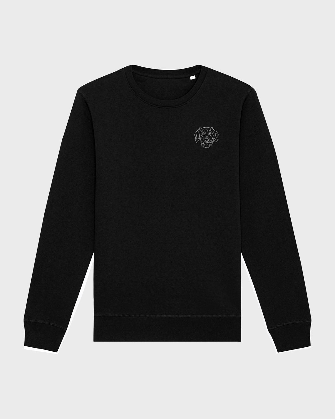 Rauhaar Dackel I Herren/Unisex Bio Baumwoll Sweater