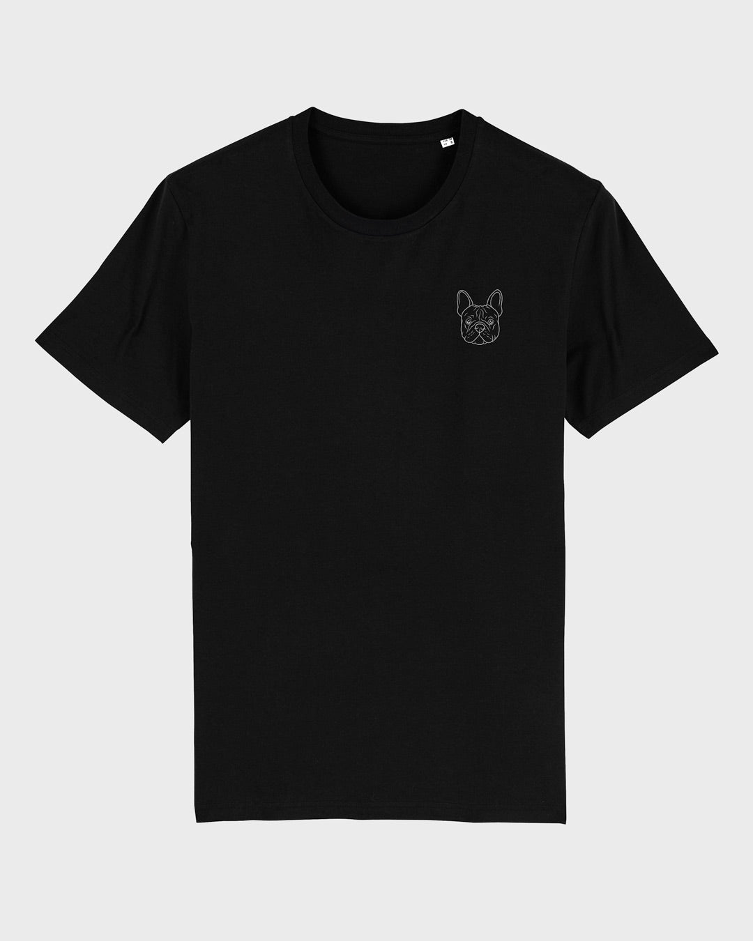 Französische Bulldogge I Herren/Unisex Bio Baumwoll Shirt