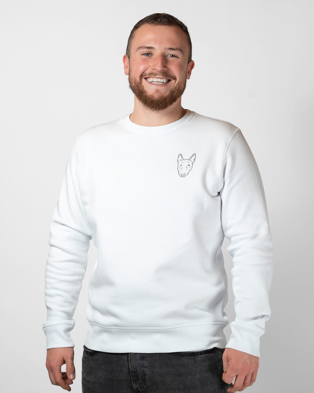 Bullterrier I Herren/Unisex Bio Baumwoll Sweater