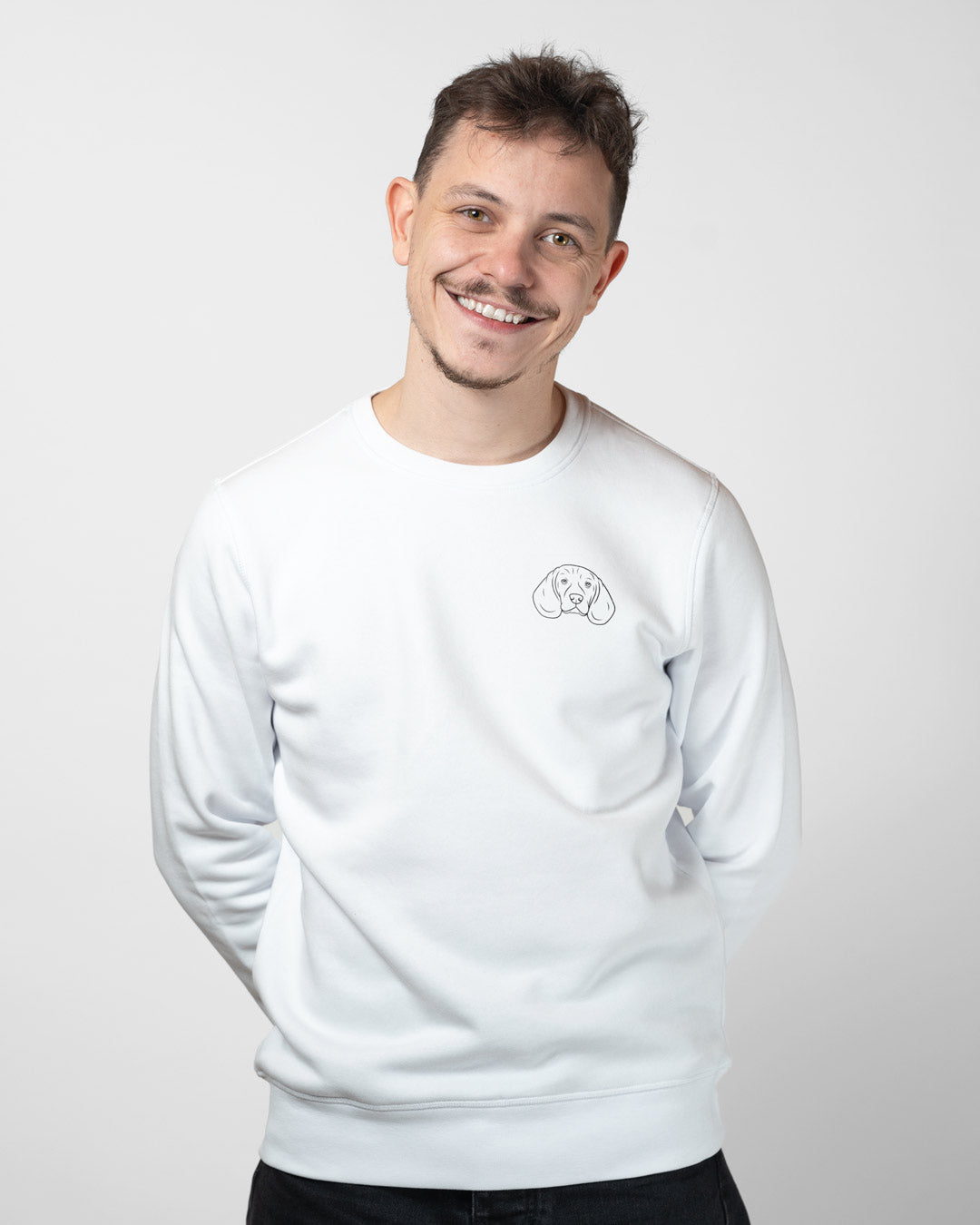 Beagle I Herren/Unisex Bio Baumwoll Pullover