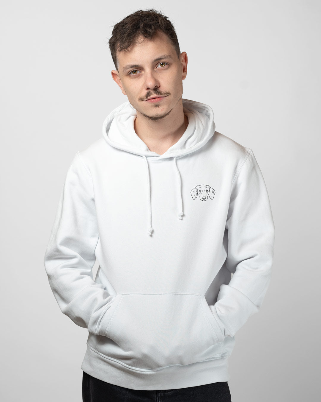 Dackel I Herren/Unisex Bio Baumwoll Hoodie