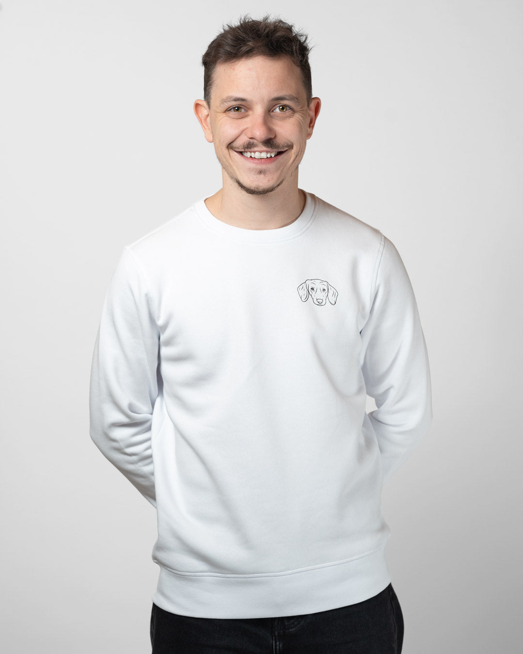 Dackel I Herren/Unisex Bio Baumwoll Pullover