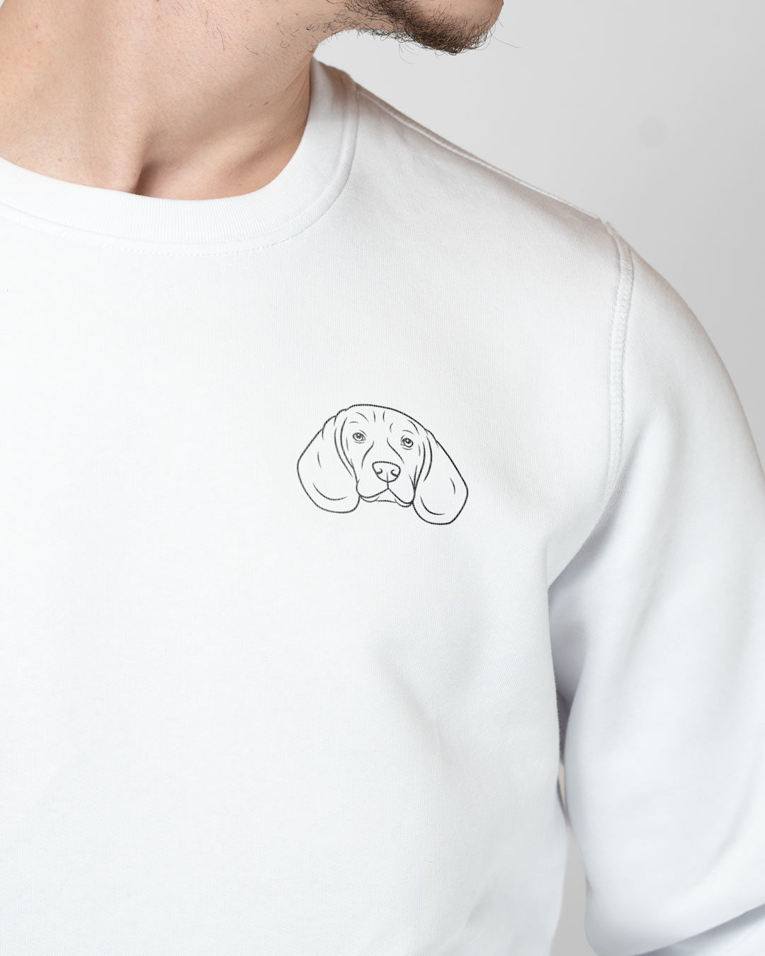 Beagle I Herren/Unisex Bio Baumwoll Pullover