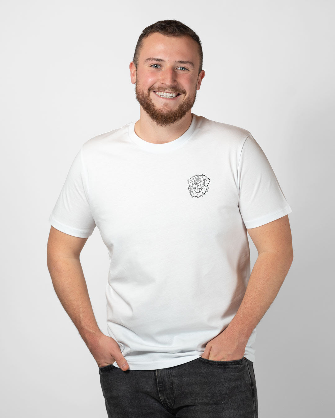 Berner Sennenhund I Herren/Unisex Bio Baumwoll Shirt