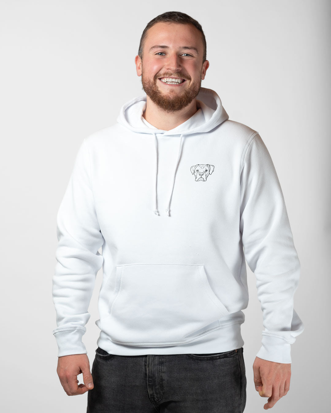 Boxer I Herren/Unisex Bio Baumwoll Hoodie