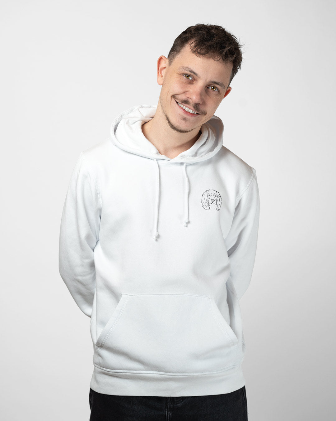 Cocker Spaniel I Herren/Unisex Bio Baumwoll Hoodie