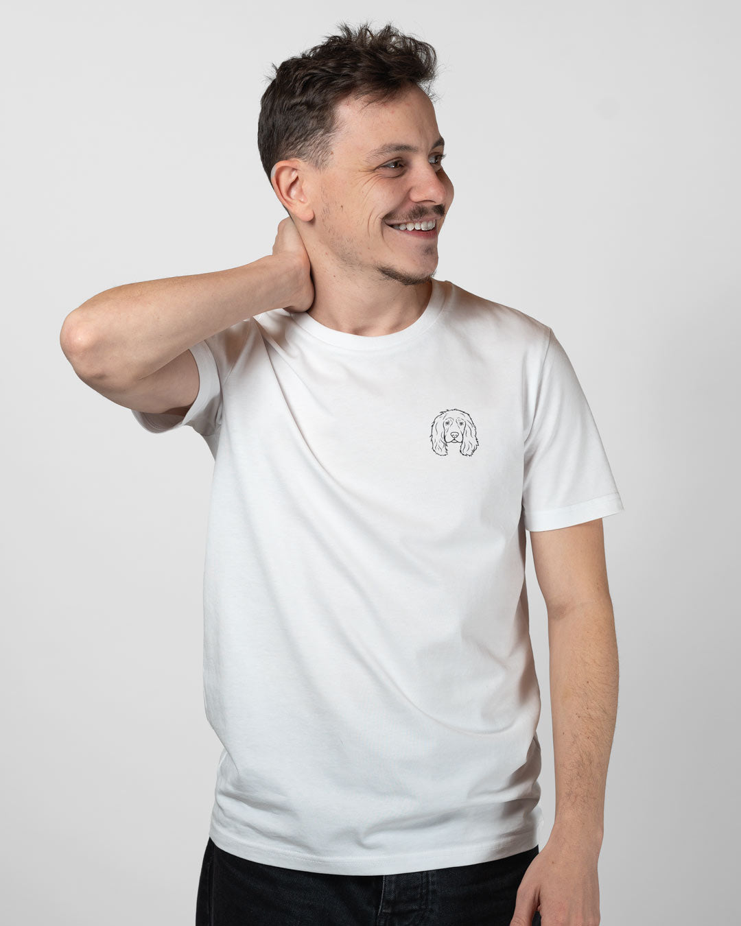 Cocker Spaniel I Herren/Unisex Bio Baumwoll Shirt