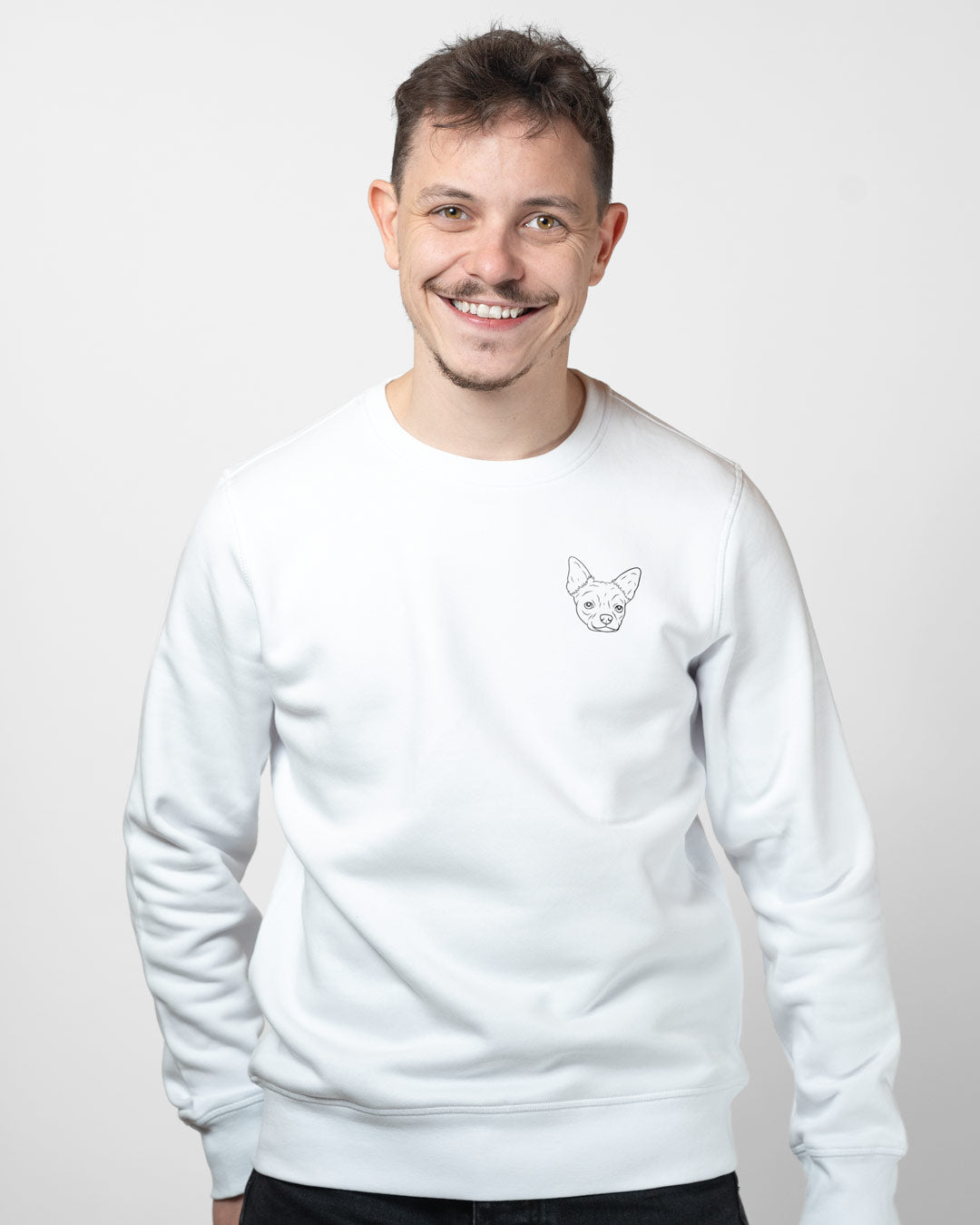 Chihuahua I Herren/Unisex Bio Baumwoll Sweater