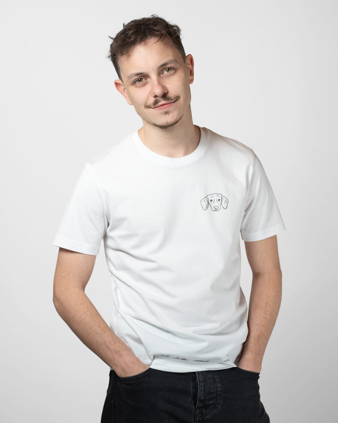 Dackel I Herren/Unisex Bio Baumwoll Shirt