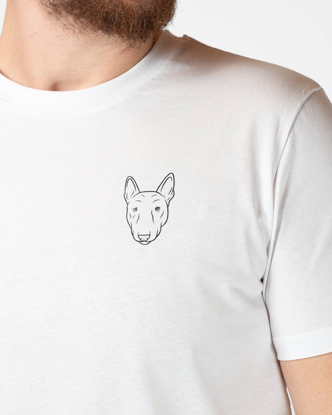 Bullterrier I Herren/Unisex Bio Baumwoll Shirt
