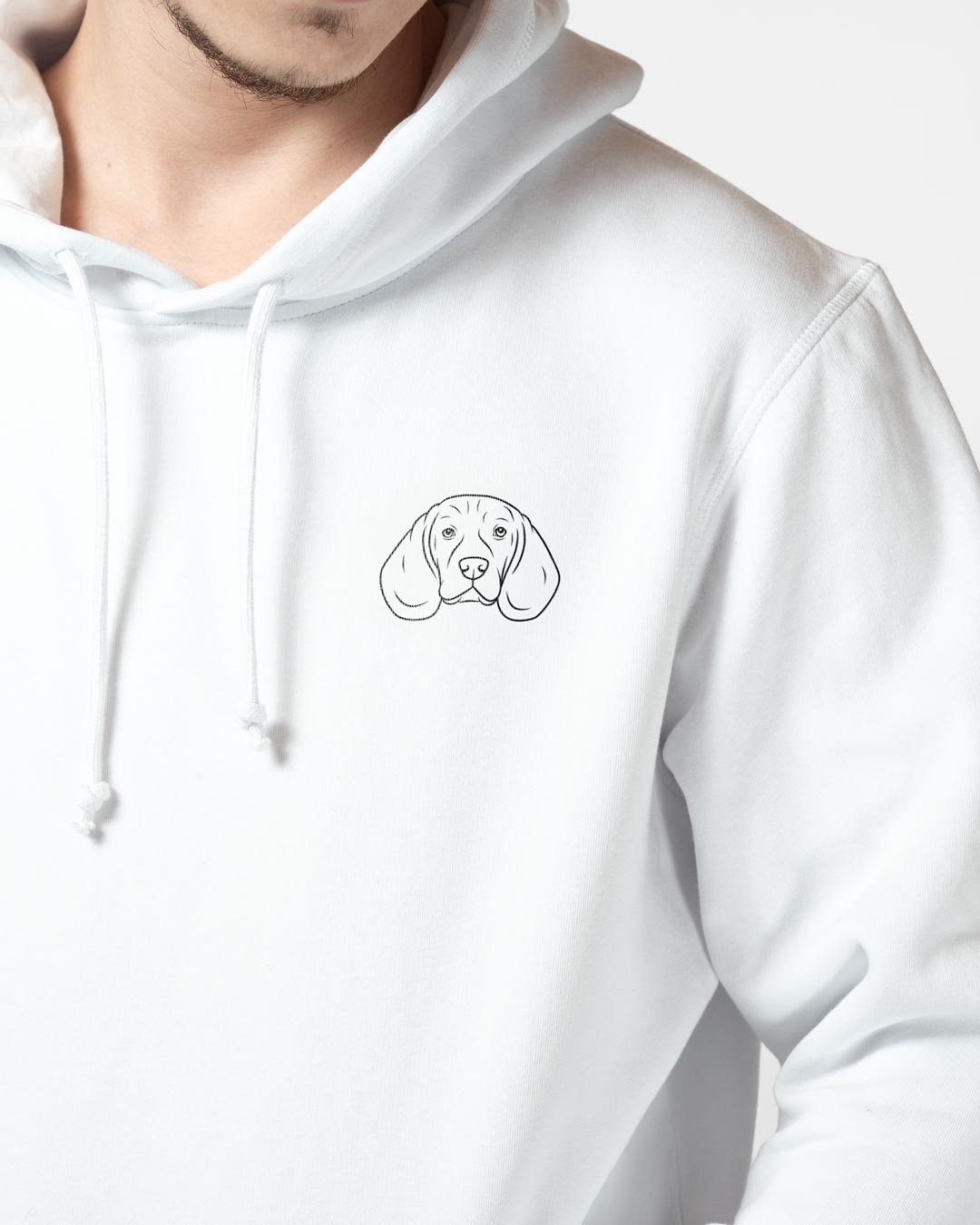 Beagle I Herren/Unisex Bio Baumwoll Hoodie