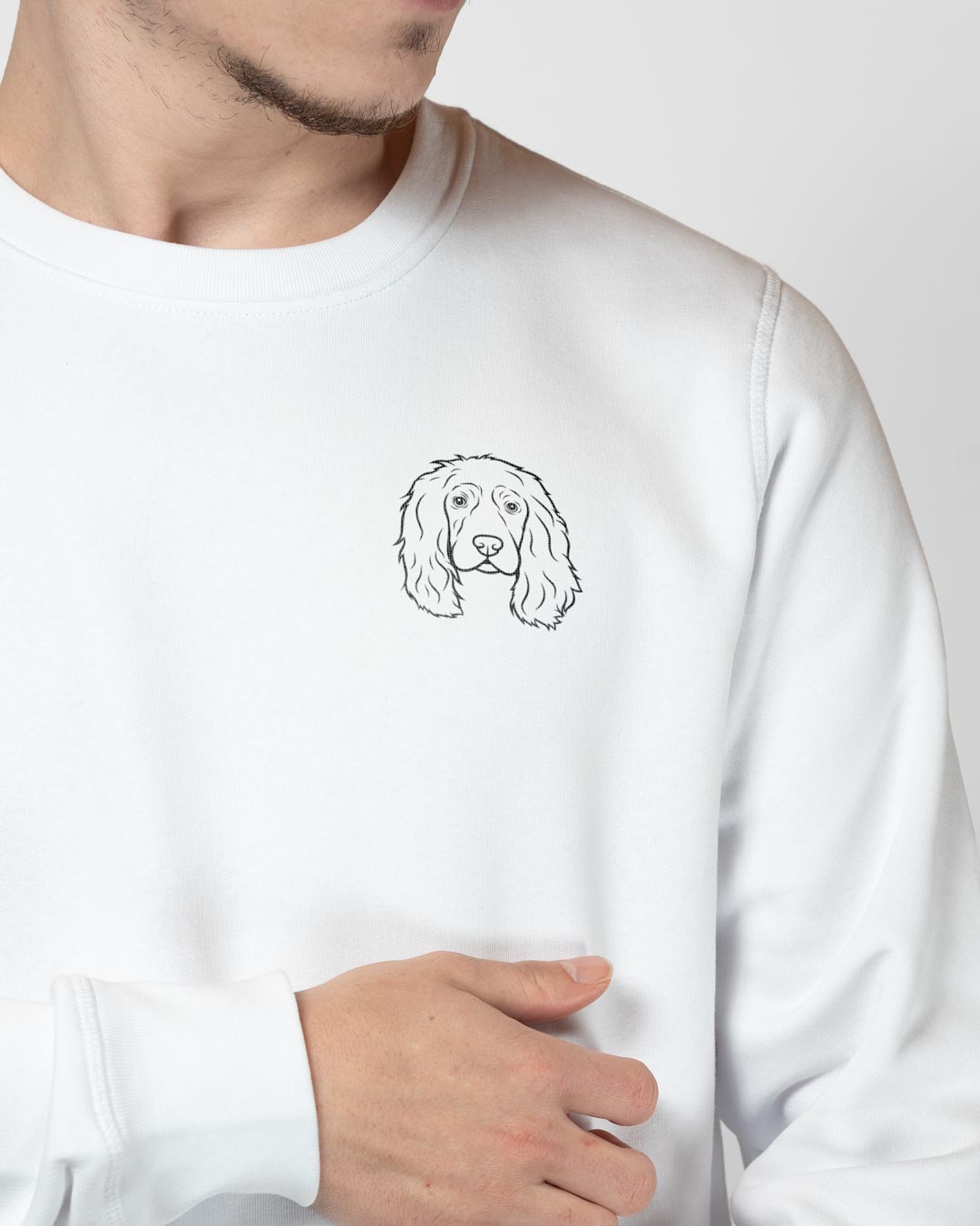 Cocker Spaniel I Herren/Unisex Bio Baumwoll Sweater