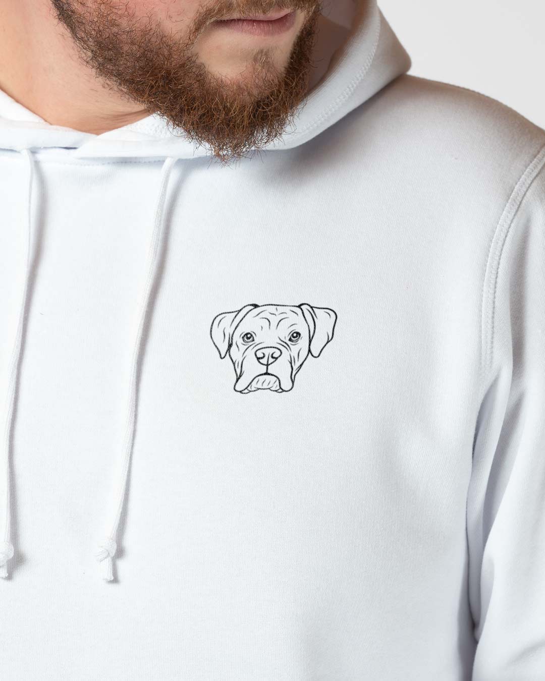 Boxer I Herren/Unisex Bio Baumwoll Hoodie