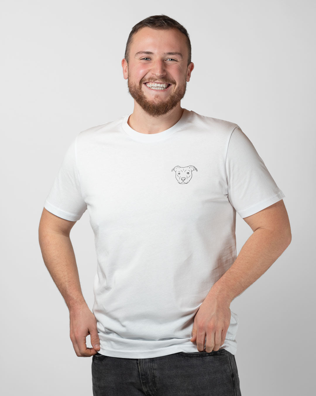 Staffordshire Terrier I Herren/Unisex Bio Baumwoll Shirt