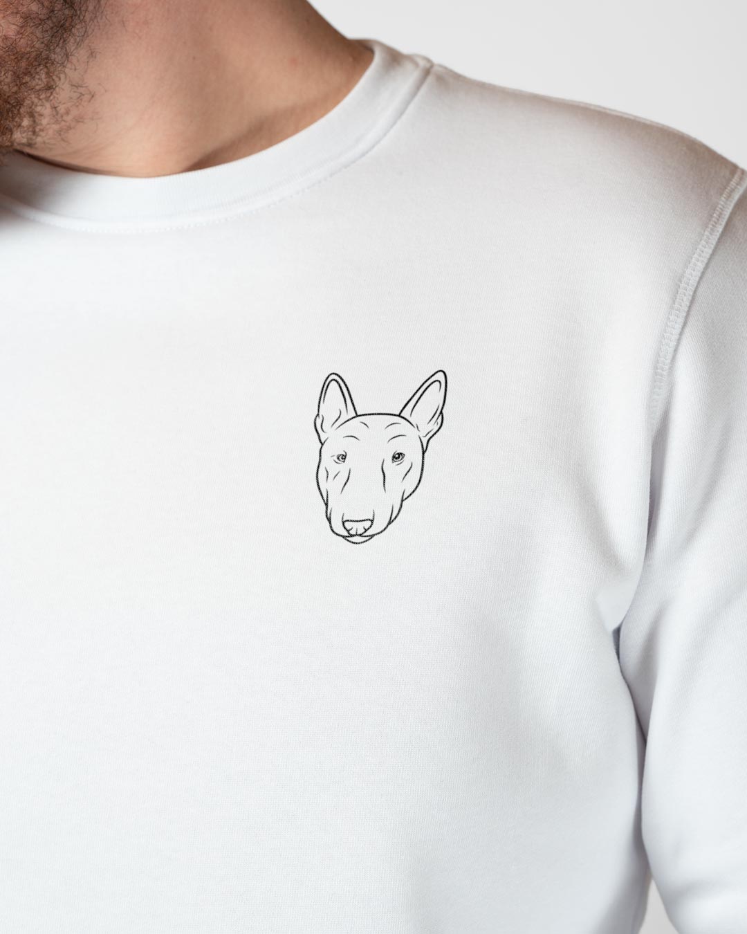 Bullterrier I Herren/Unisex Bio Baumwoll Sweater