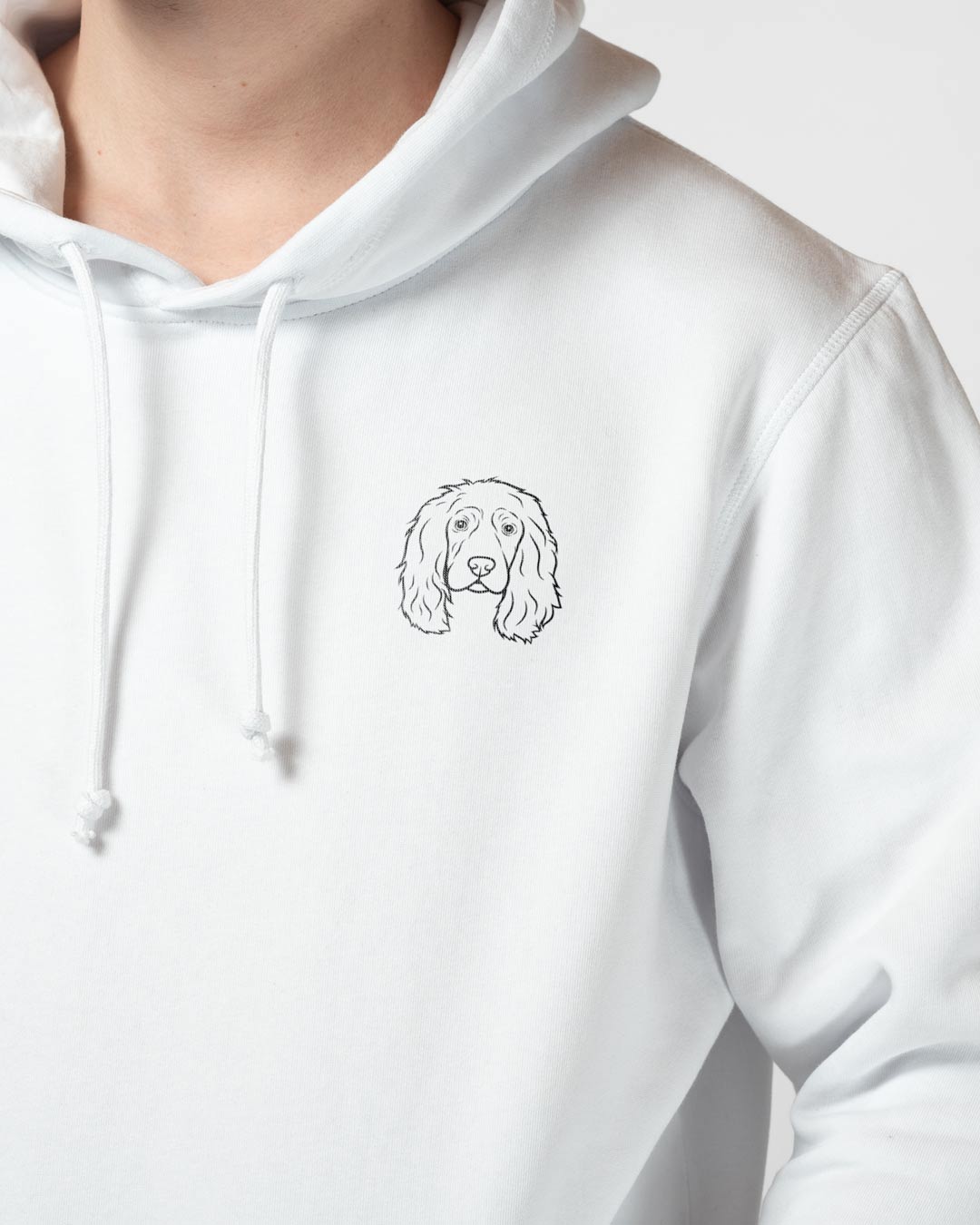 Cocker Spaniel I Herren/Unisex Bio Baumwoll Hoodie