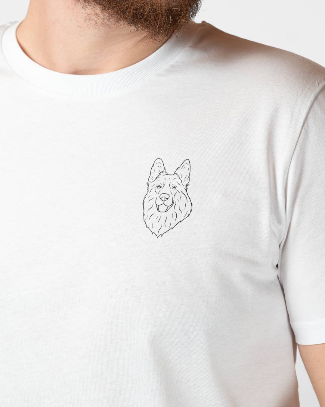 Deutscher Schäferhund I Herren/Unisex Bio Baumwoll Shirt