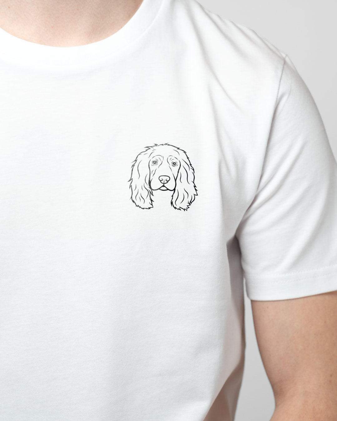 Cocker Spaniel I Herren/Unisex Bio Baumwoll Shirt