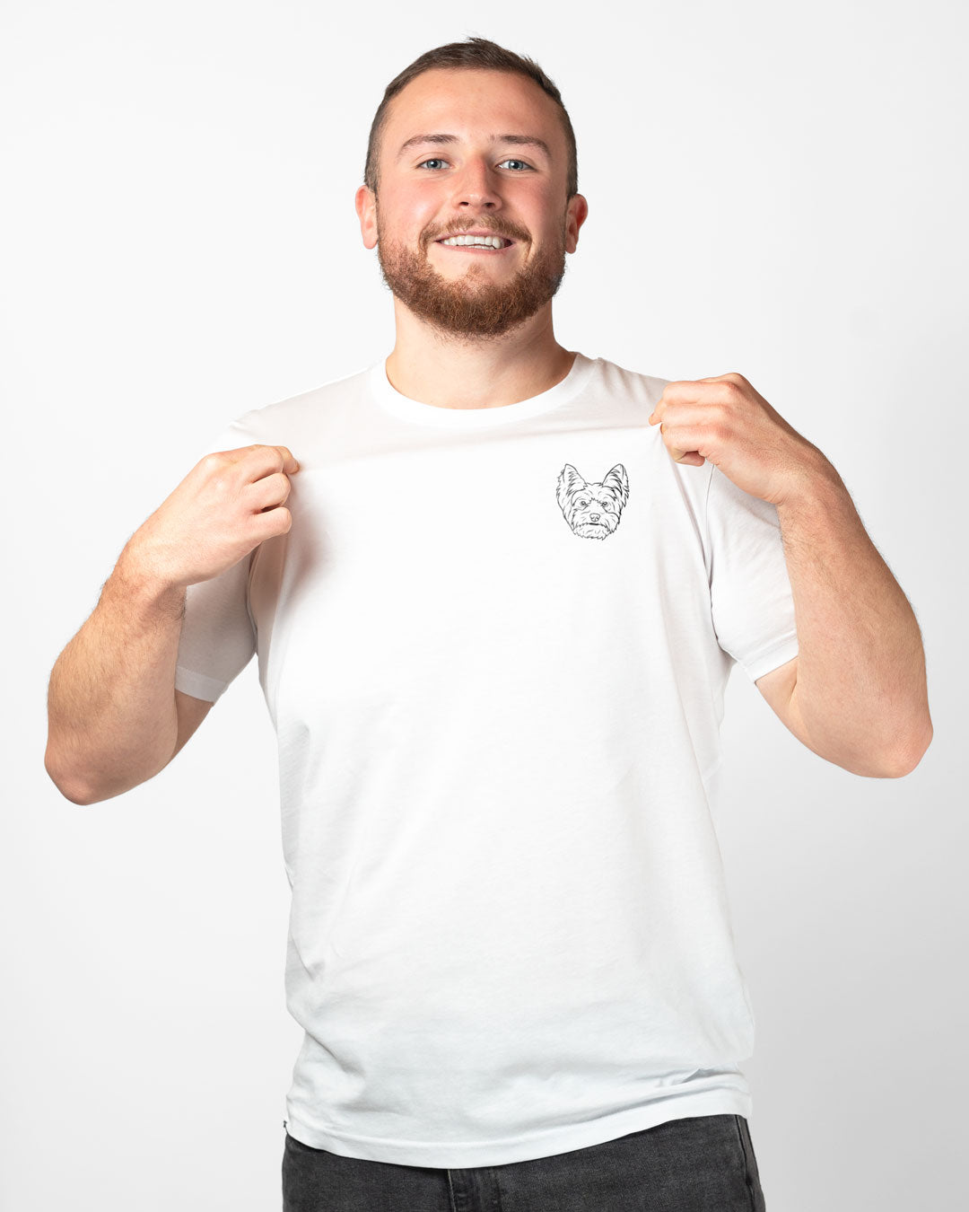 Yorkshire Terrier I Herren/Unisex Bio Baumwoll Shirt