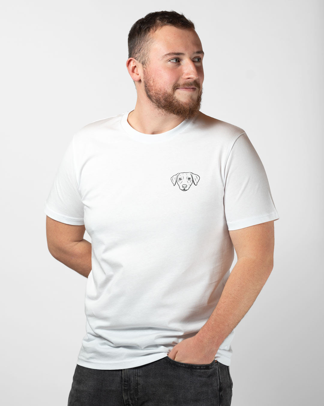 Jack Russell Terrier I Herren/Unisex Bio Baumwoll Shirt