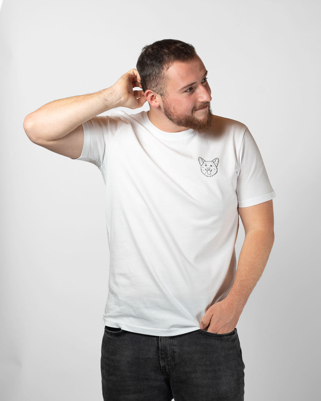 Welsh Corgi I Herren/Unisex Bio Baumwoll Shirt