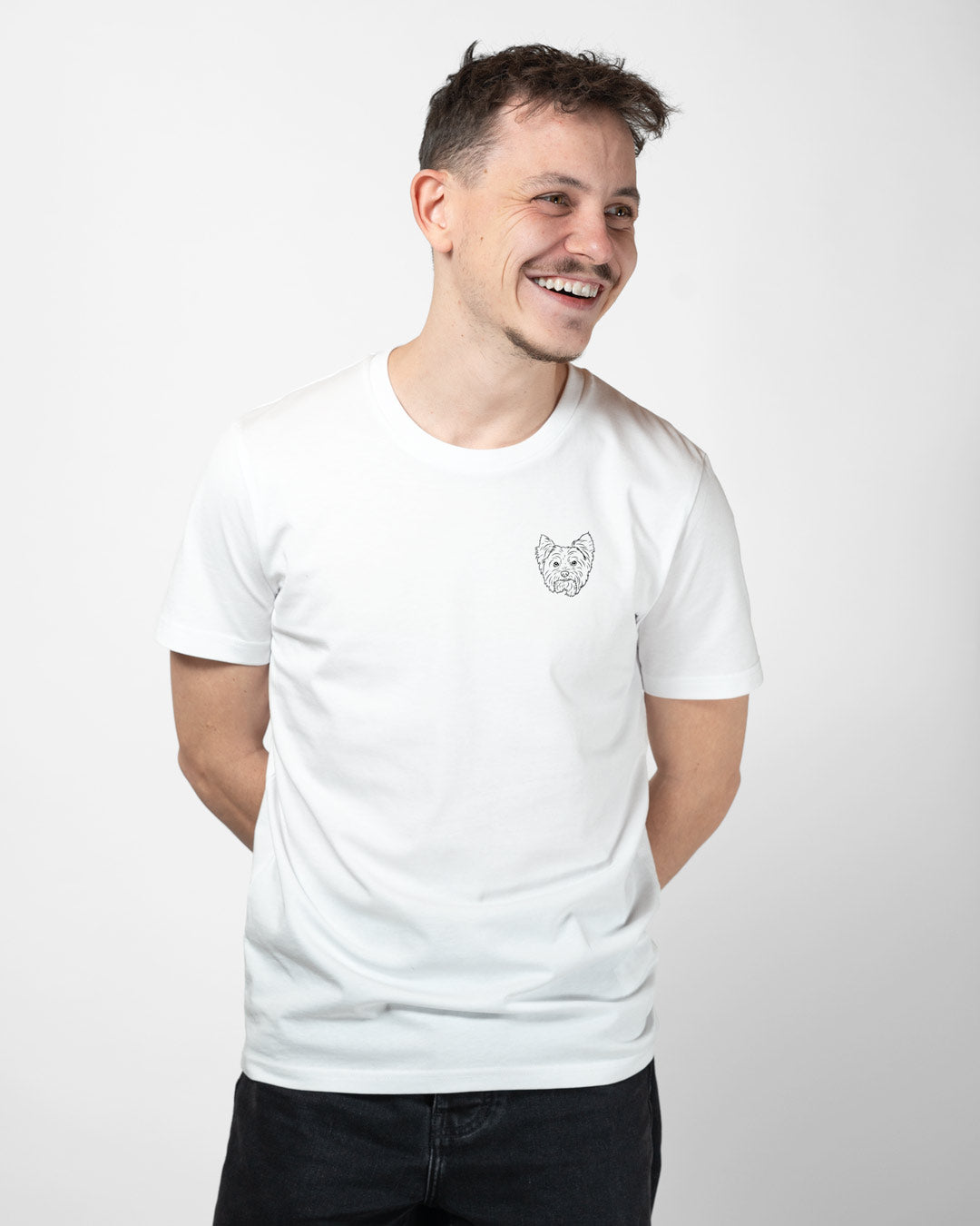 West Highland Terrier I Herren/Unisex Bio Baumwoll Shirt