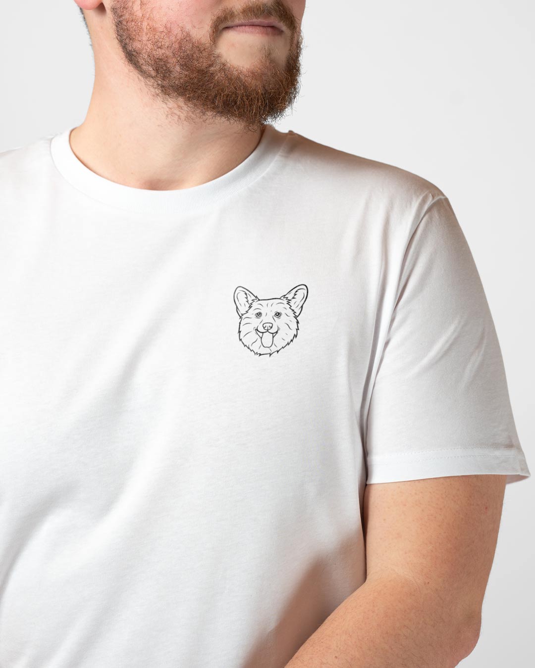 Welsh Corgi I Herren/Unisex Bio Baumwoll Shirt