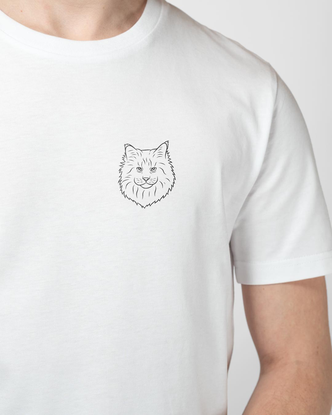 Maine-Coon I Herren/Unisex Bio Baumwoll Shirt