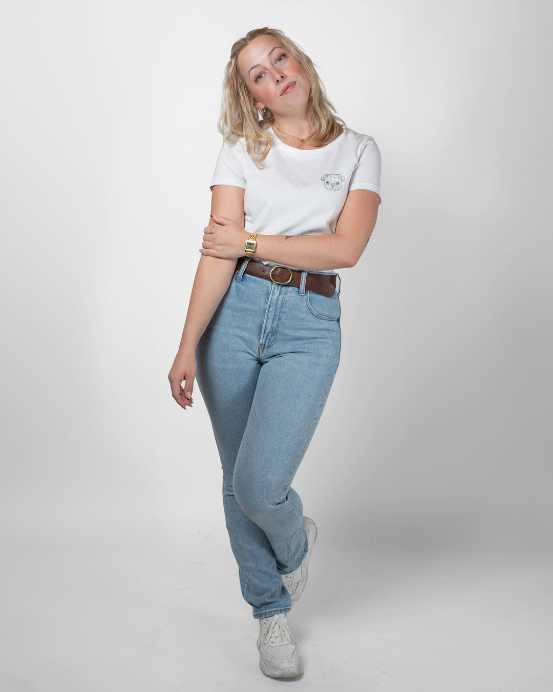 Mops I Frauen Bio Baumwoll Shirt