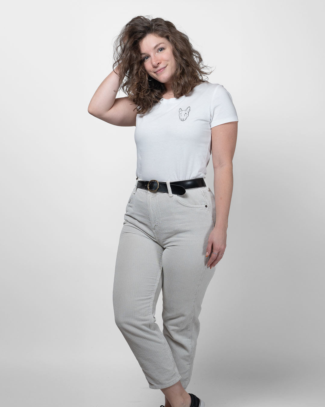 Bullterrier I Frauen Bio Baumwoll Shirt