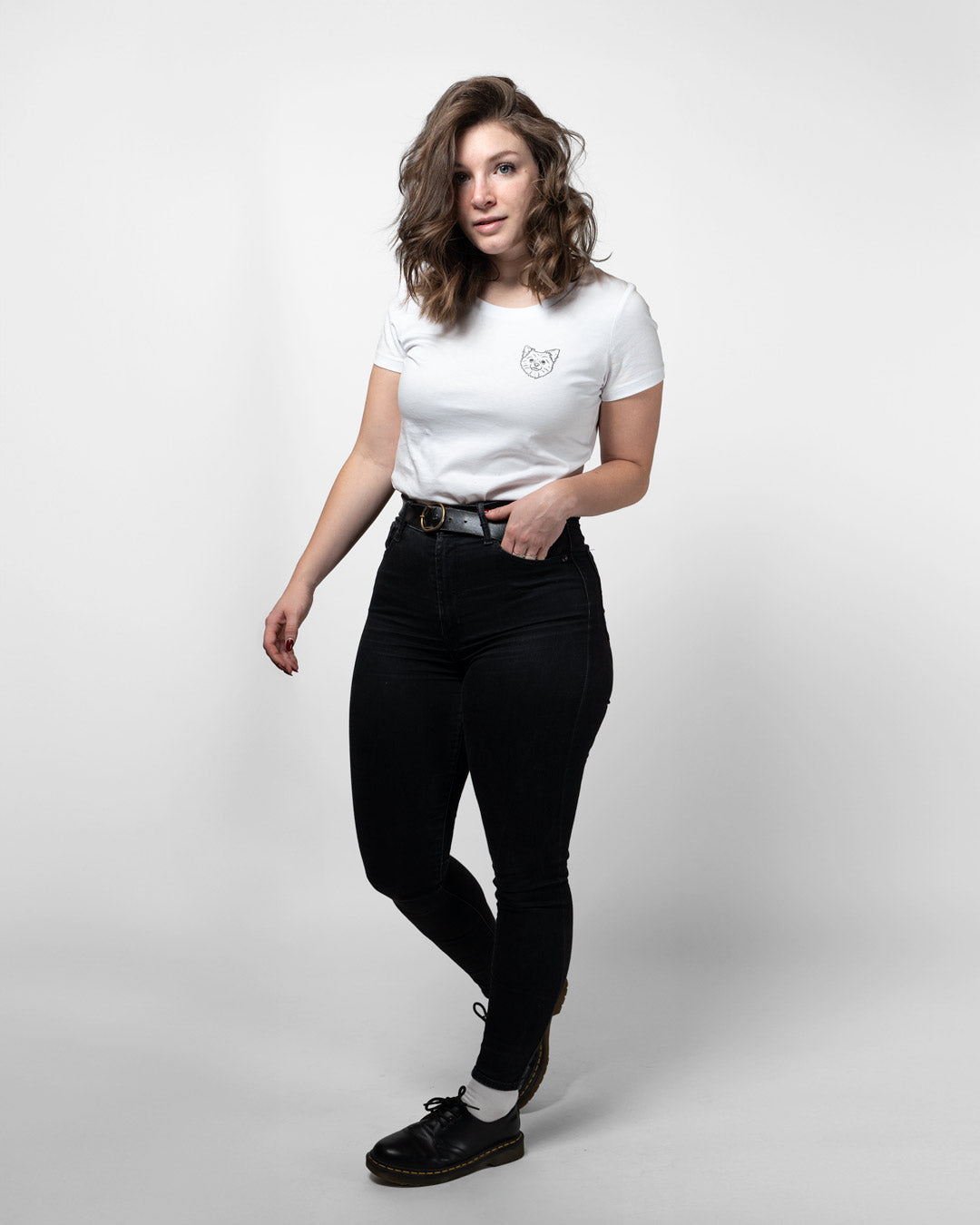 Langhaar Chihuahua I Frauen Bio Baumwoll Shirt