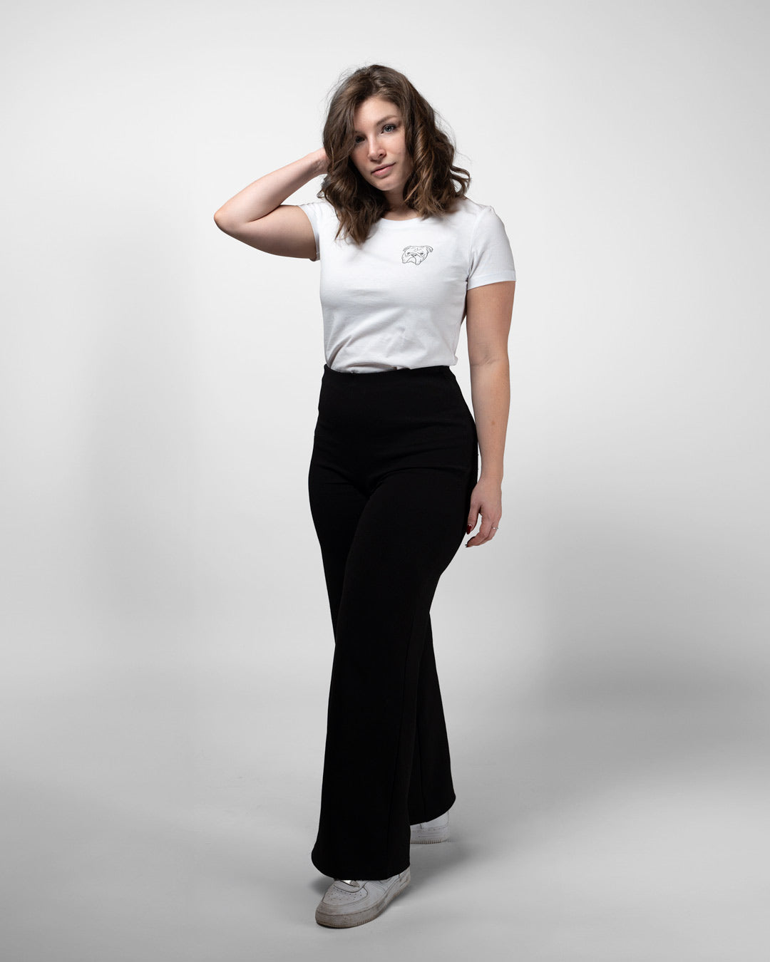 Englische Bulldogge I Frauen Bio Baumwoll Shirt