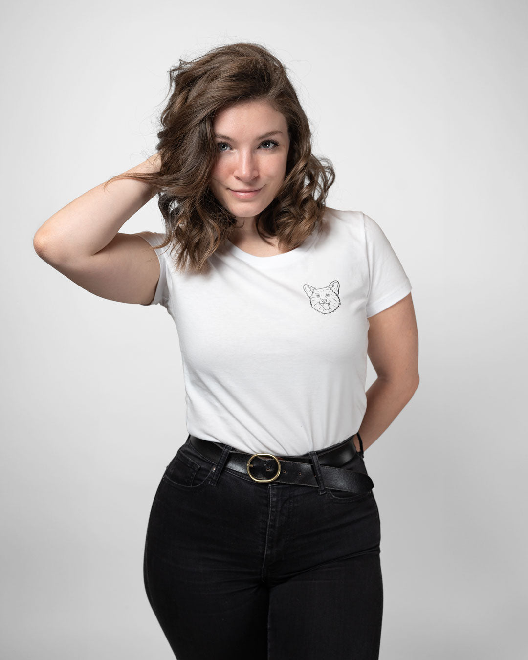 Welsh Corgi I Frauen Bio Baumwoll Shirt