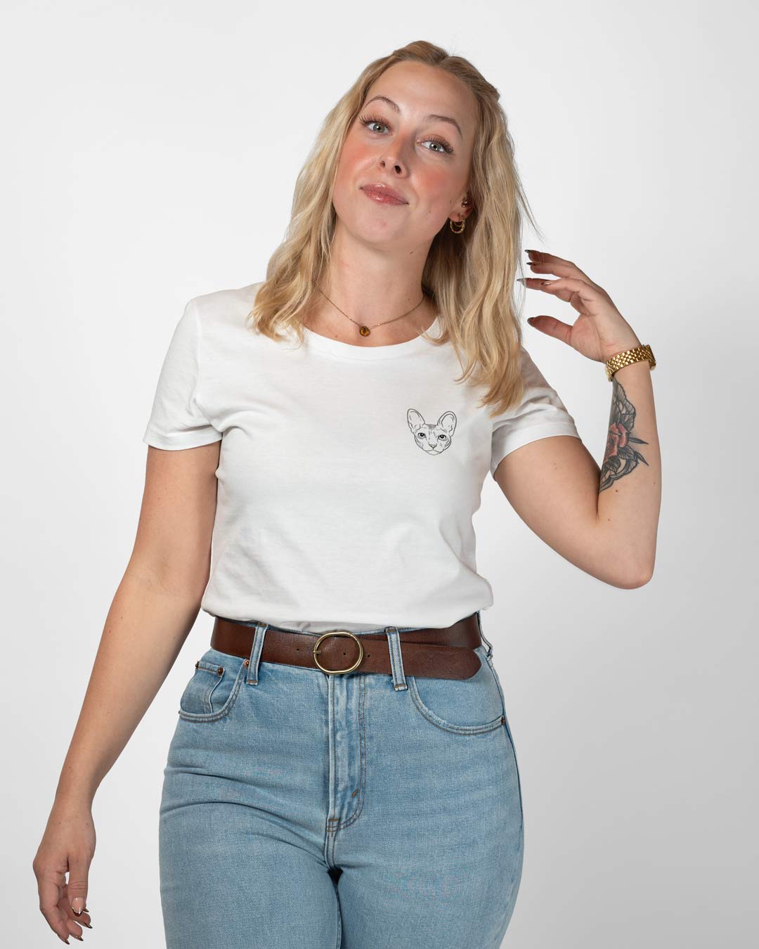 Nacktkatzen I Frauen Bio Baumwoll Shirt