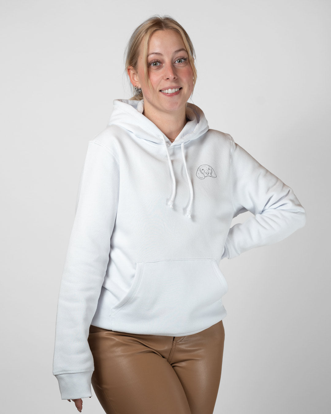 Beagle I Frauen Bio Baumwoll Hoodie