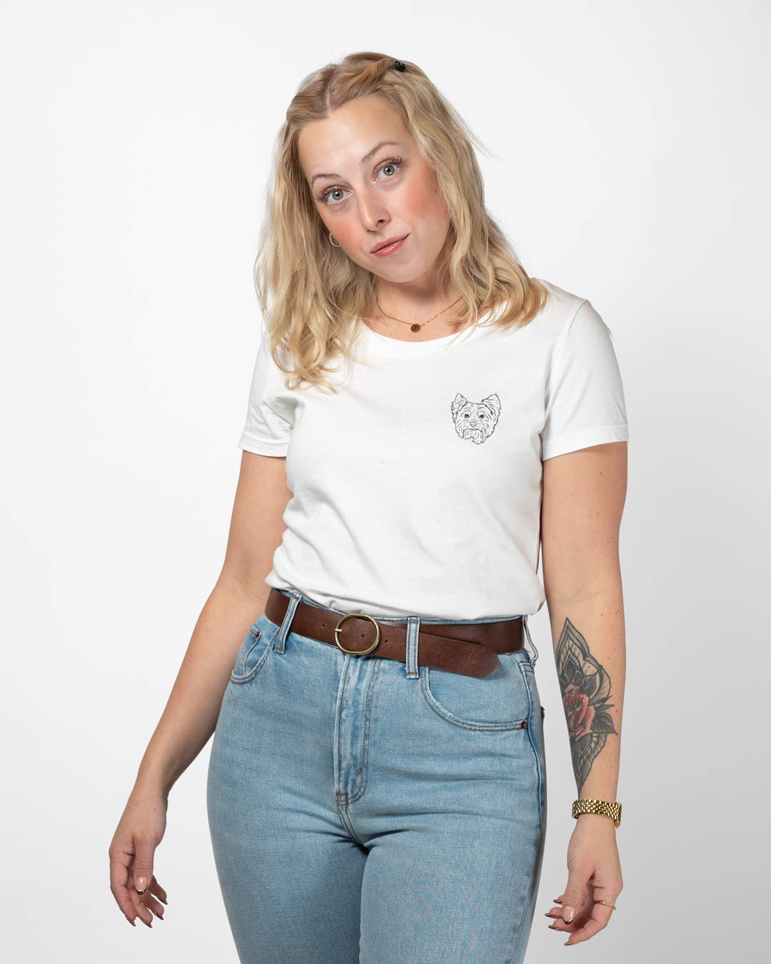 West Highland Terrier I Frauen Bio Baumwoll Shirt