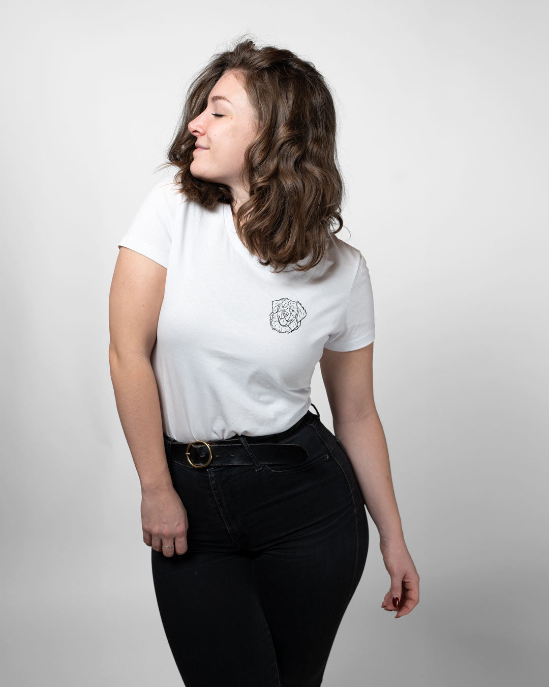 Berner Sennenhund I Frauen Bio Baumwoll Shirt