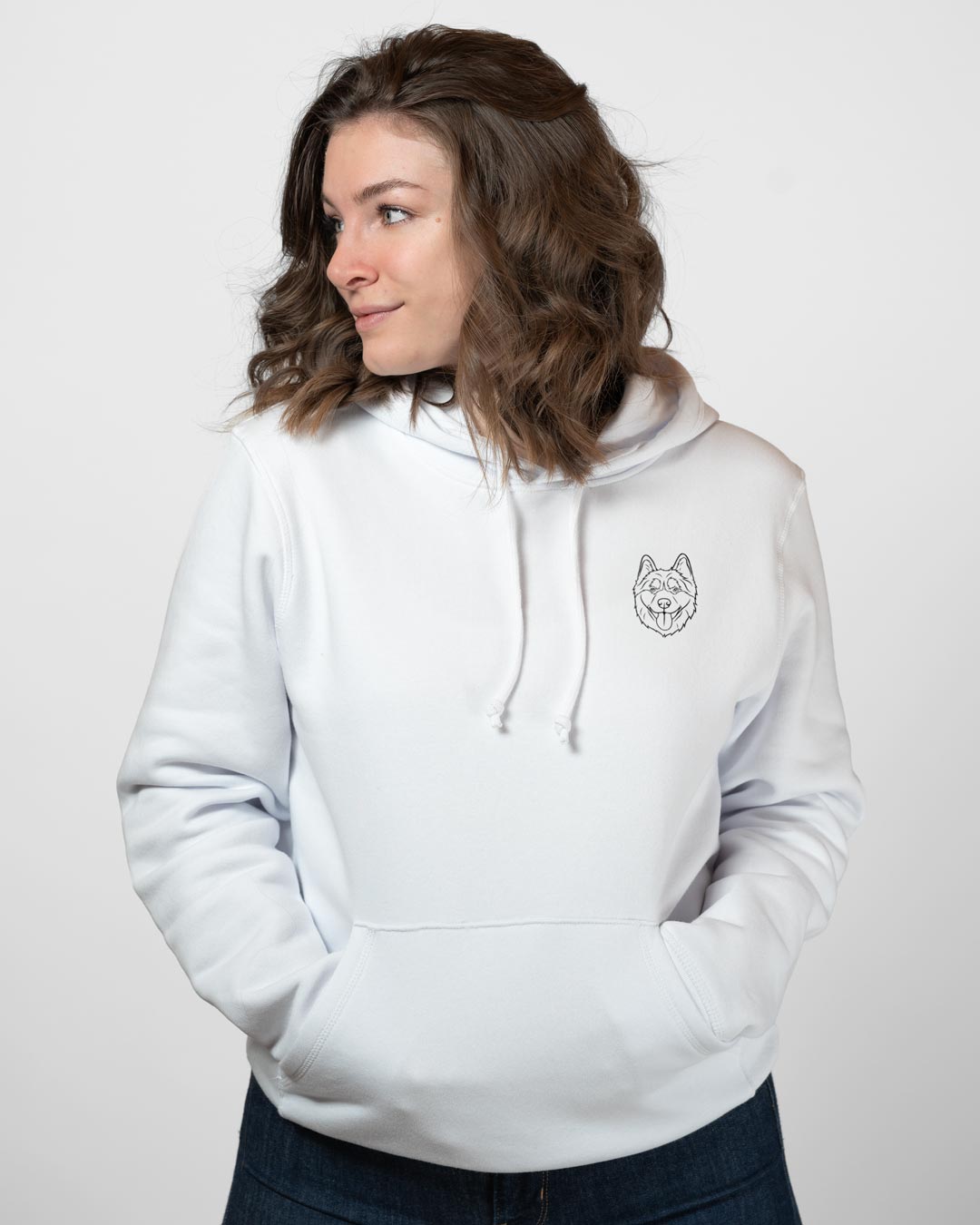 Husky I Frauen Bio Baumwoll Hoodie
