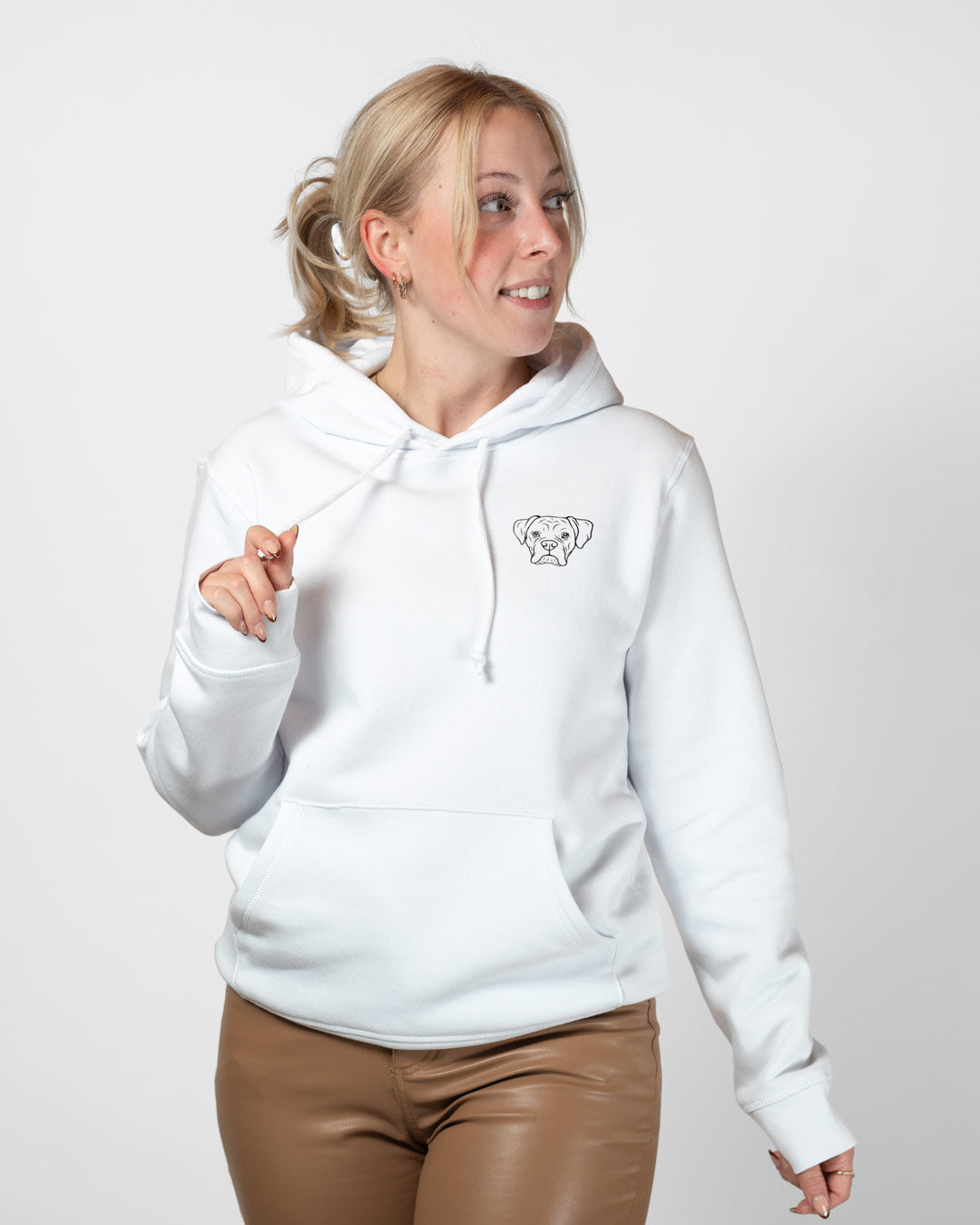 Boxer I Frauen Bio Baumwoll Hoodie