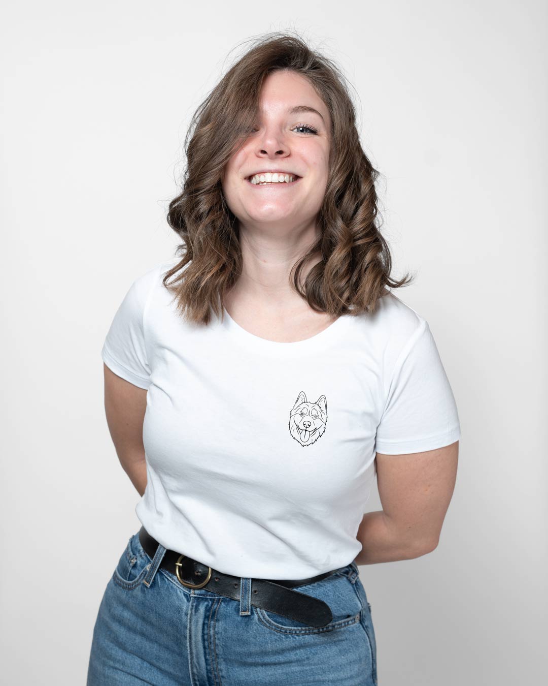 Husky I Frauen Bio Baumwoll Shirt