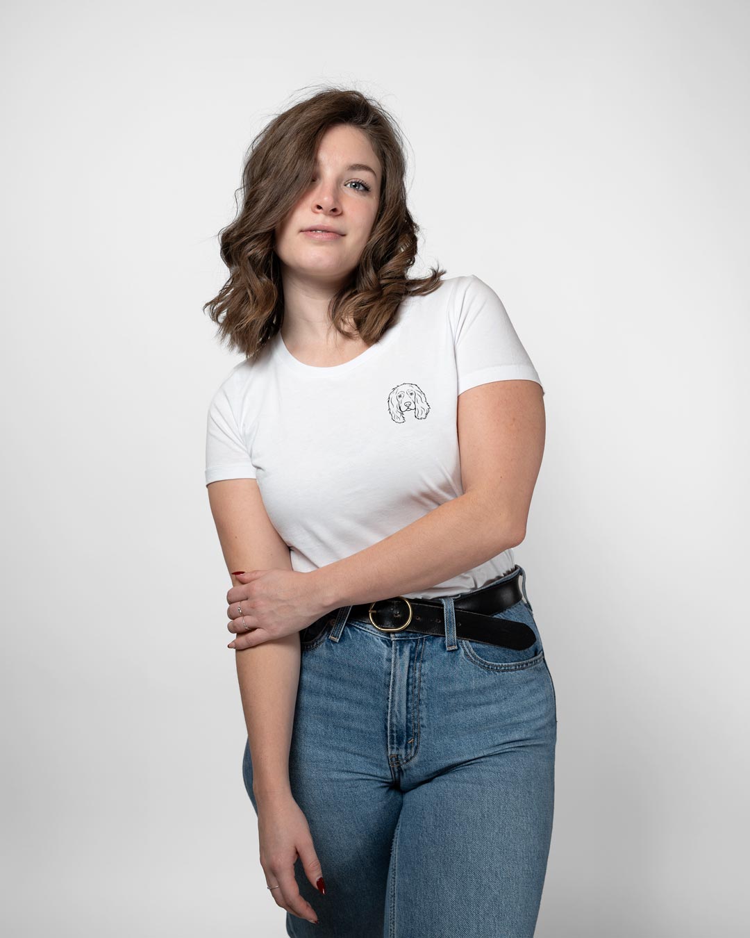 Cocker Spaniel I Frauen Bio Baumwoll Shirt