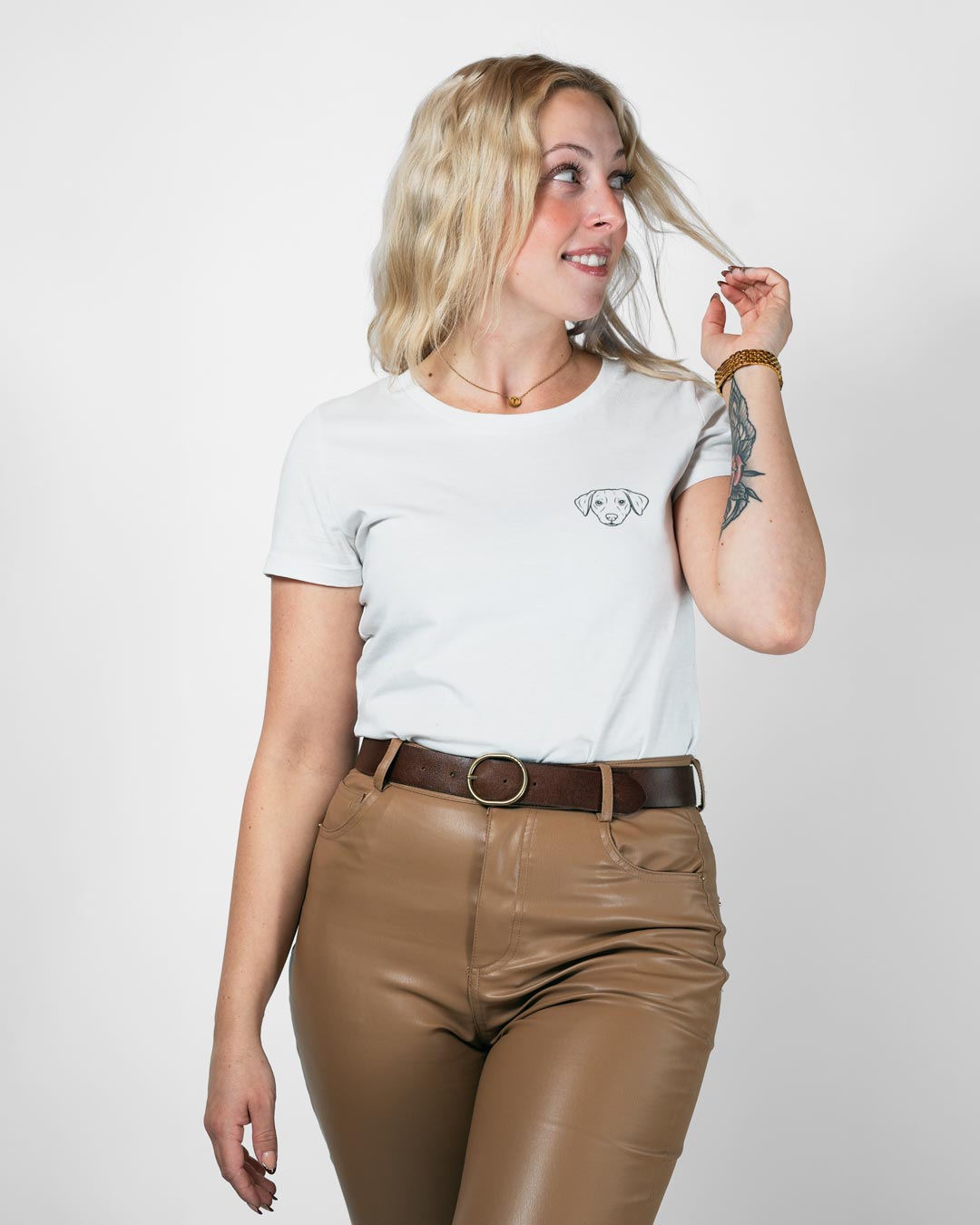 Jack Russell Terrier I Frauen Bio Baumwoll Shirt