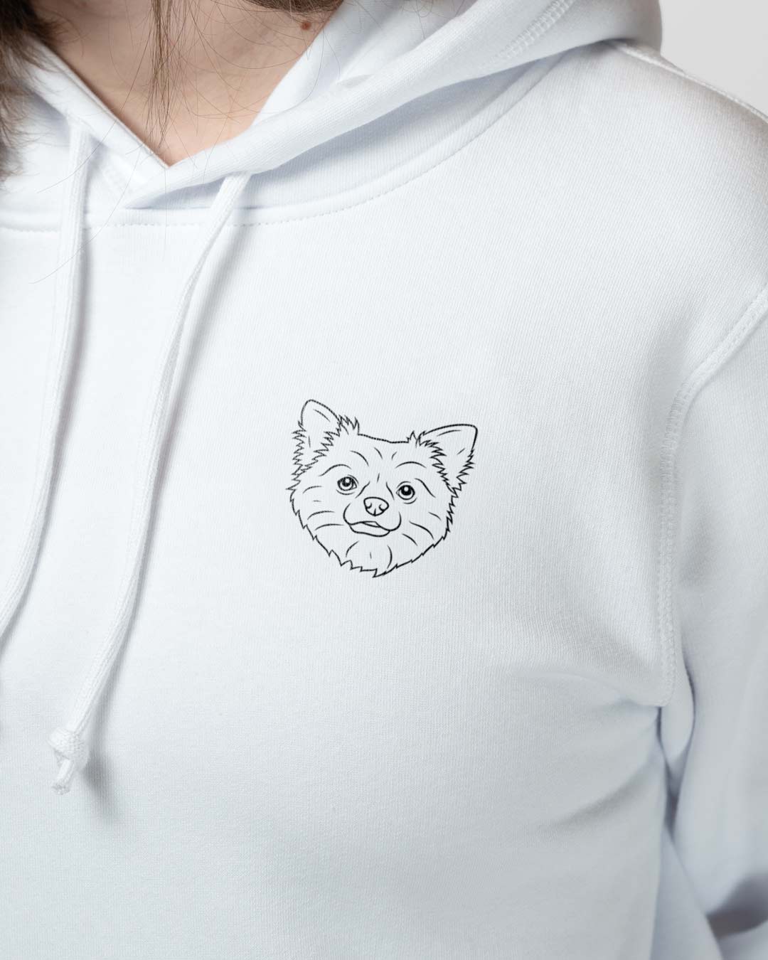 Langhaar Chihuahua I Frauen Bio Baumwoll Hoodie
