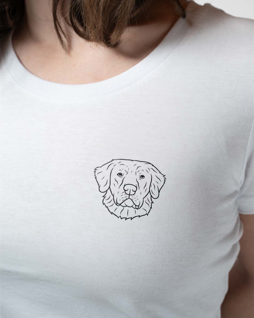 Golden Retriever I Frauen Bio Baumwoll Shirt