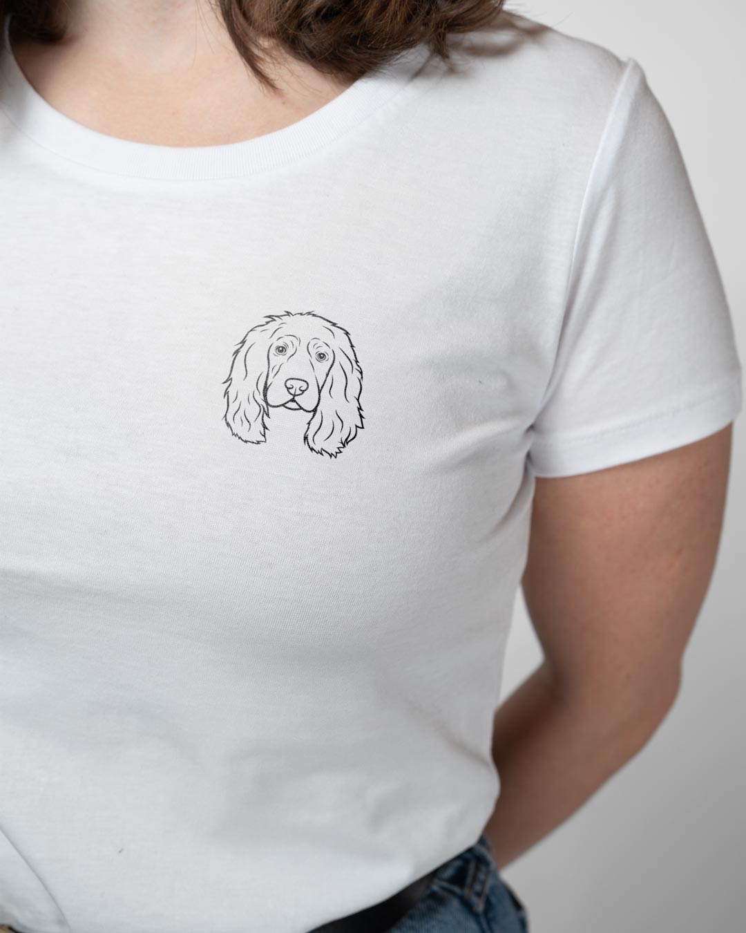 Cocker Spaniel I Frauen Bio Baumwoll Shirt