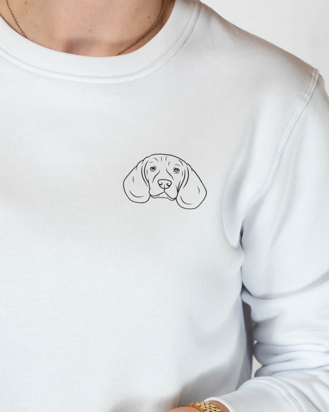 Beagle I Frauen Bio Baumwoll Pullover