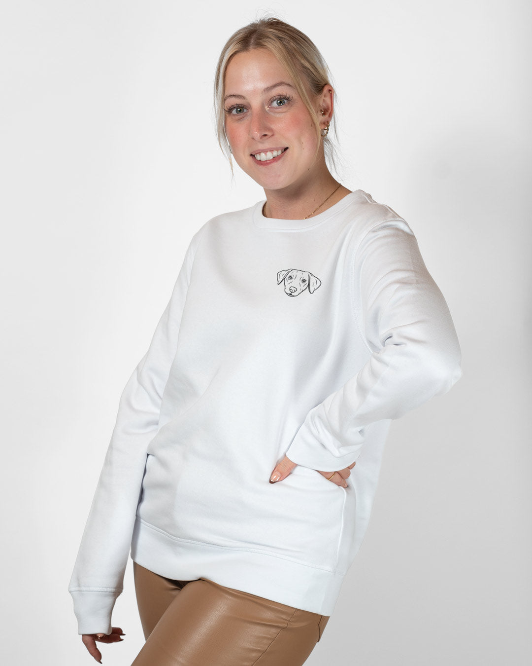 Jack Russell Terrier I Frauen Bio Baumwoll Sweater