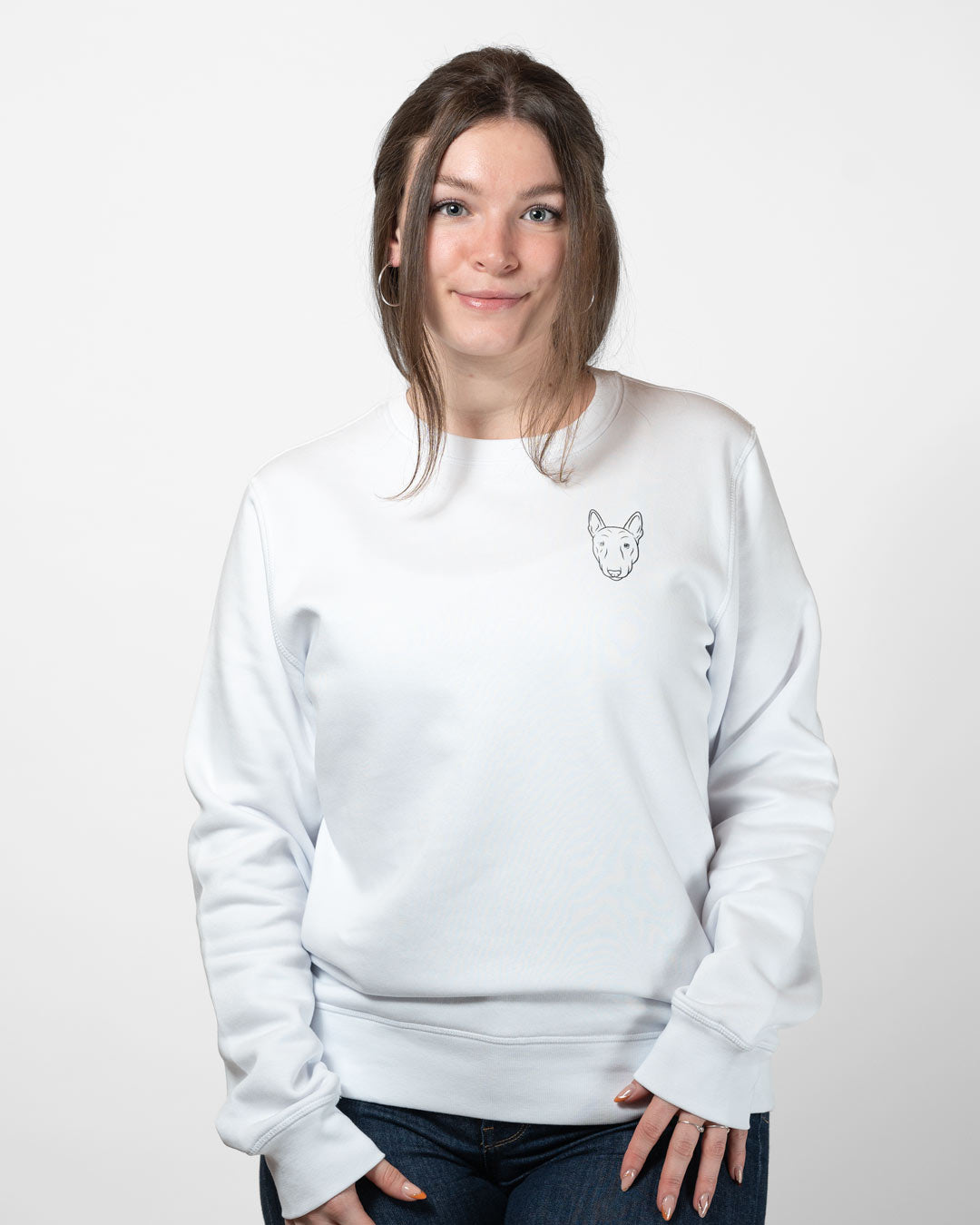 Bullterrier I Frauen Bio Baumwoll Sweater