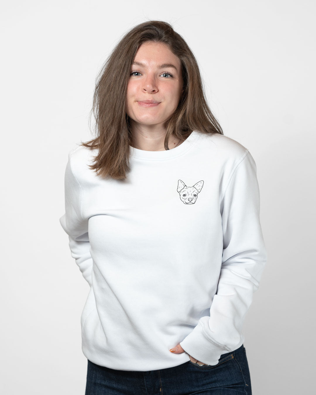 Chihuahua I Frauen Bio Baumwoll Sweater