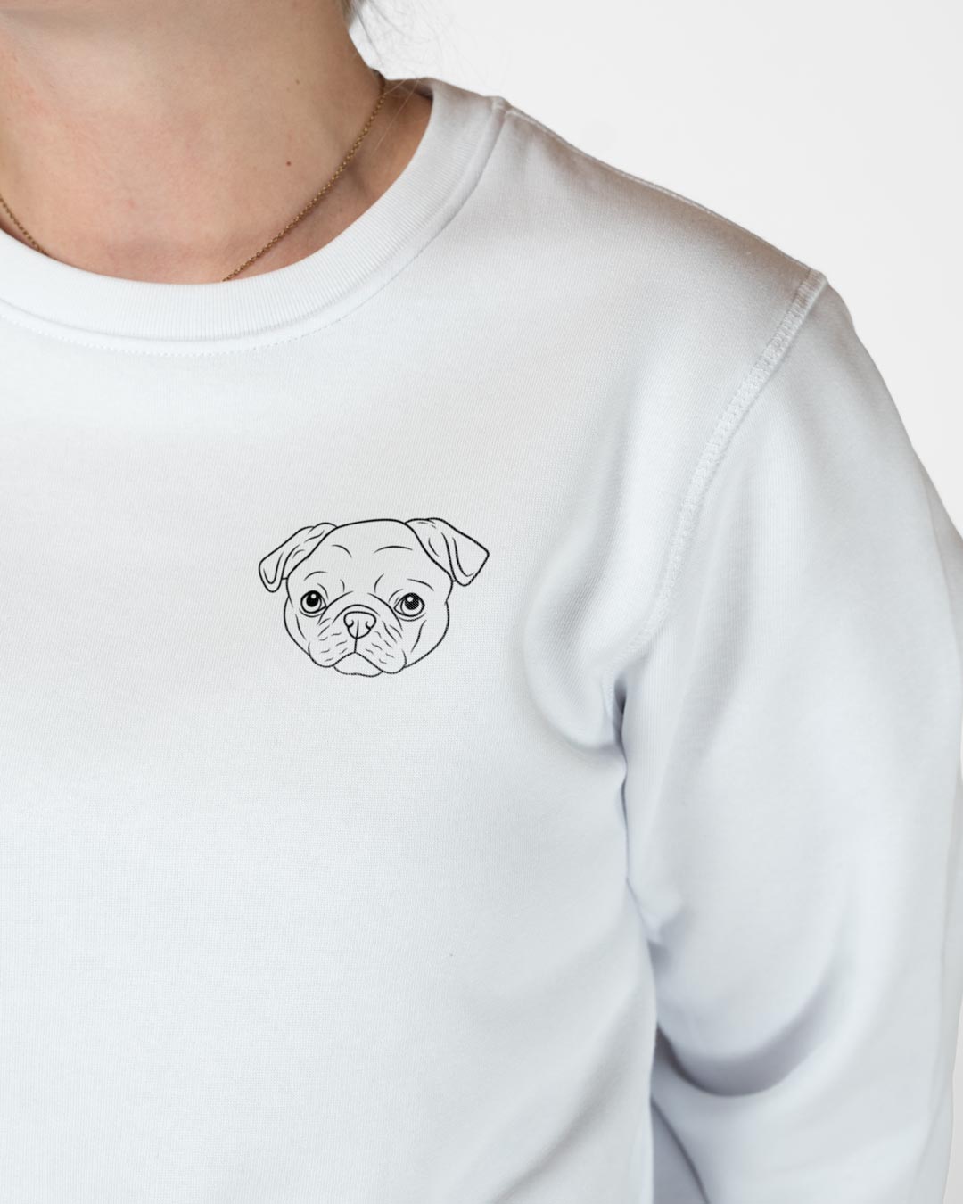 Mops I Frauen Bio Baumwoll Sweater